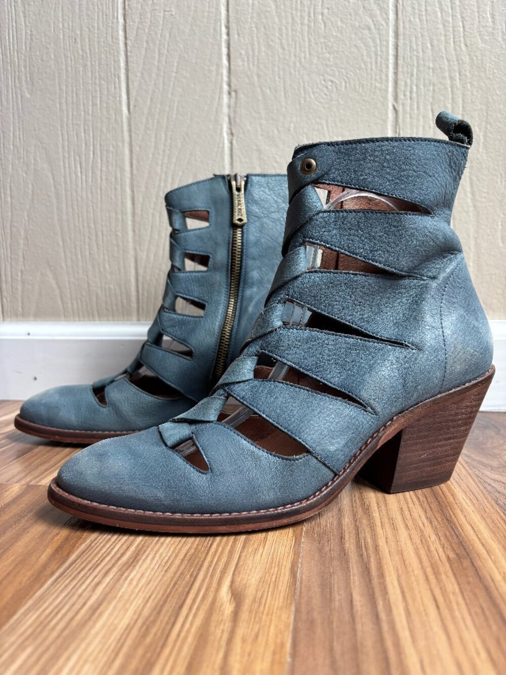 Sundance Leather Boho Cut Out Veracruz Triga Boots